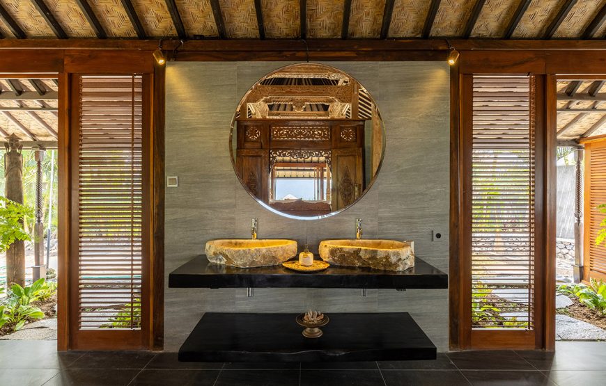 Joglo villa private pool villa