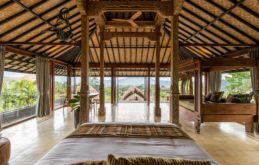 Joglo villa private pool villa