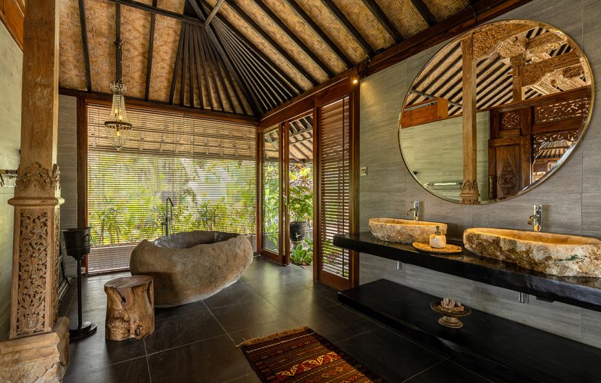 Joglo villa private pool villa