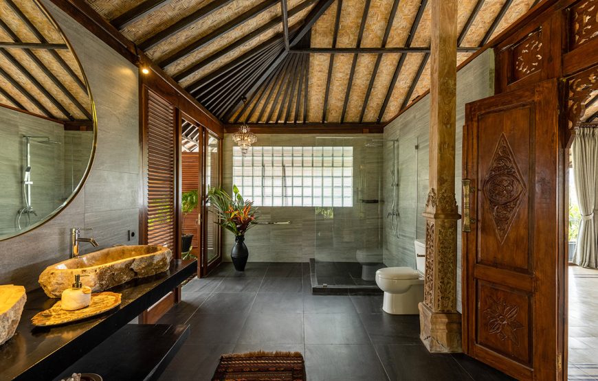 Joglo villa private pool villa