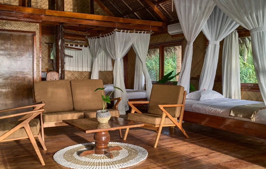 Luxury suite with a private plunge pool