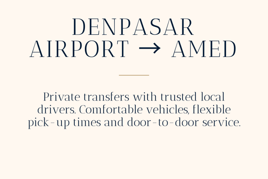 Denpasar Airport → Amed