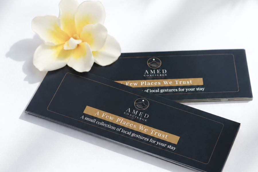 Amed Concierge Voucher Booklet