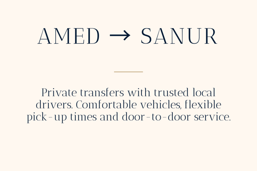 Amed → Sanur